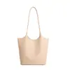Bolso cubo tejido minimalista de nicho estilo coreano, nuevo modelo 2026, alto valor estético, bolso de hombro tipo tote grande informal para el día a día