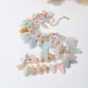 Collar de Grava de Ágata de Cristal Natural al por Mayor, Cuentas de Ágata de Cristal de Piedra Natural de Forma Irregular, Cuentas Sueltas