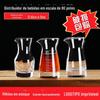 Dispensador de Bebidas Pot de Vidro Pot com Escala Garrafa de Vinho Dispensador 80ml Dispensador de Bebidas com Dispensador de Vinho Tinto