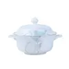 Tigela de Cerâmica Doméstica Tigela Jingdezhen Prato de Cerâmica Prato Tigela de Arroz Tigela de Macarrão Tigela de Sopa Tigela de Arroz Tigela de Porcelana Óssea Colher Atacado
