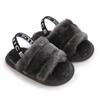 Zapatos Transfronterizos Nuevos para Niños Pequeños Zapatos de Bebé Sandalias de Felpa para Interior de Bebé Sandalias Casuales para Niños Pequeños Zapatos de Bebé para Mujer