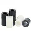 Tubo Recto Redondo de Nylon Negro de Paso Único Columna Espaciadora Aislada de Doble Paso de Plástico Blanco Tubo de Soporte de Plástico Tubo de Aislamiento 47