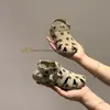 Novedad Verano 2026 Zapatos Individuales Calados de Moda para Niñas Bebés, Estilo Coreano Princesa Transpirables con Punta Cerrada para Playa, Zapatos Elegantes para Niños