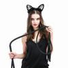 Accesorios divertidos, nuevas orejas de conejo de encaje, banda para el cabello negra, máscara para fiesta de graduación, fotografía, tocado de Halloween