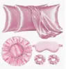 Modelador de Cachos Sem Calor Transfronteiriço, Ferramenta de Cachos para Dormir Preguiçoso, Máscara de Olhos para Cachos Ondulados Grandes, Touca de Dormir, Fronha, Conjunto de Seda