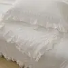 Comércio Exterior Korean Enzyme Lavagem com Areia Capa de Cama Conjunto de Três Peças Colcha Integrada Multifuncional Estilo Capa de Edredom Colcha de Cama de Verão Conjunto de Quatro Peças