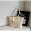 Bolso Tote de Moda de Gran Capacidad para Mujer Bolso de Hombro Bolso de Mano Retro Textura Simple 2025 Bolso Popular para Mujer