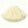 Directo del fabricante: Falda de tutú de tercera generación para adultos, falda de malla súper abultada, minifalda estilo ballet dopamina, media falda de baile