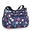 Nuevo Bolso Mensajero Cuadrado de Lona de Nailon para Dama con Estampado Colorido, Bolso de Moda para Mujer, Bolso de Hombro Casual