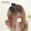 Lolita Headwear Hard Girl Legal Estilo Punk Amor Feito à Mão Bow Hairpin jk Preto Doce Amor lolita Acessórios para o Cabelo