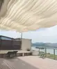 Cortinas de Gasa de Moda con Efecto de Viento para Centros Comerciales, Pueblos Antiguos y Atracciones Turísticas; Cortinas Decorativas de Gasa Ondulada para Techos en Zonas de Calle y Lugares para Fotos