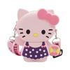 Bolsa para monedas Gato Hello Kitty Estudiante Linda Dibujo Animado Niños Bolsa Infantil Anime Sanrio Silicona Mini