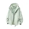 Chaqueta tres en uno Luotuo para invierno con forro polar extraíble, abrigo impermeable y transpirable para montañismo al aire libre