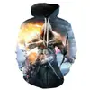 Comercio electrónico transfronterizo Europa y Estados Unidos nuevo Assassin's Creed impresión 3D moda chalecos holgados con capucha para parejas fabricantes suministro directo