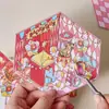 Pegatinas de Paisaje Estereoscópico 3D para Mascotas de la Madrugada Serie Paraíso Maravilloso Pegatinas para Decoración de Escenas Miniatura Hechas a Mano
