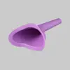 Conveniente para Viagens e Passeios, Urinol Portátil Vertical para Mulheres, Vaso Sanitário Portátil de Emergência para Uso ao Ar Livre
