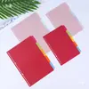 Separador de Páginas para Pasta A4 Papel B5 Separador de Índice para Caderno de Folhas Soltas Plástico PP