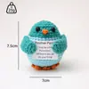E-commerce transfronteiriço da Amazon novos ursinhos fofos bonecos de animais pequenos ornamentos de crochê de lã feitos à mão fabricantes
