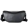 Nova bolsa carteiro de couro de primeira camada masculina de grande capacidade bolsa de ombro feminina simples tendência da moda bolsa de couro atacado