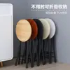 Cadeira Dobrável Sem Encosto, Banqueta Redonda Pequena Portátil de Pernas Altas para Uso Doméstico, Cadeira de Mesa de Jantar, Poltrona Empilhável Simples
