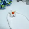 Pinza para el Cabello de Flor de Plumeria Transfronteriza de 6 cm, Pinza de Garra Floral de Alta Gama de Moda, Pasador Elegante, Pinza de Tiburón para la Parte Posterior de la Cabeza, Accesorio para el Cabello