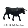 Modelo Animal Artificial Transfronteiriço para Crianças Tigre Urso Polar Búfalo Zebra Brinquedo de Plástico Presente para Jardim de Infância