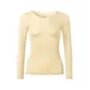Capa Base Térmica de Ácido Hialurónico de Manga Larga con Calentamiento, Máscara de Belleza, Ropa Interior Térmica, Capa Base de Alta Elasticidad, Set Térmico para Mujer