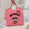 HINEZHA Moda de celebridad de Internet bordado de tendencia bolsa de compras de nailon transfronteriza casual para todo combinar bandolera para ir al trabajo
