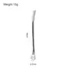 Pajita Cuchara para Yerba Mate de Acero Inoxidable 304 Transfronteriza con Anillo, Cuchara Filtro para Té de Hierbas, Para Regalar, Certificado FCM