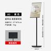 Placa de Display para Outdoor, Placa Indicadora, Suporte de Display Vertical de Chão em Acrílico A3/A4, Placa de Identificação de Armazém, Placa de Chão Atacado