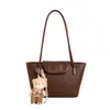 Bolsa pequena feminina transfronteiriça novo modelo 2026 padrão trançado moda executiva grande capacidade bolsa de mão bolsa tote de ombro nicho