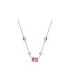 Diseño Nicho Arcoíris Círculo Luz Lujo Hombre Cintura Collar Mujer Lujo Ligero Moda Elegante Versátil Cadena Collar de Alta Gama