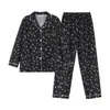Pijamas para Mujer Primavera, Otoño e Invierno Nuevo Cárdigan de Manga Larga para Mujer Lindo Traje de Dos Piezas de Dibujos Animados Ropa Casual para el Hogar Venta al por Mayor