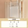 Estante de Almacenamiento de Tablero Perforado para Puerta de Hogar Gancho para Puerta de Dormitorio Hierro Accesorios de Tablero Perforado Estante de Almacenamiento Combinado