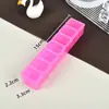 Pastillero Multifuncional de 7 Compartimentos, Pastillero de 7 Días Tipo Pulsador, Caja de Almacenamiento Semanal, Caja de Almacenamiento Portátil Personalizada