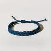 Nueva pulsera de mano tejida a mano de playa multicolor, pulsera para pareja para estudiantes de campus, hombres y mujeres, pulsera impermeable de cuerda encerada en stock