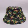 Chapéu de Pescador Casual Europeu e Americano com Estampa de Frutas para Viagem ao Ar Livre, Chapéu Bucket Moderno, Chapéu de Sol Europeu e Americano com Proteção Solar