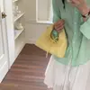 Nova Bolsa de Mão Fosca com Cordão 2026, Bolsa de Ombro com Design de Nicho para Mulheres, Bolsa Transversal Versátil Simples e Moderna