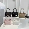 Bolso de Mano de Moda Estilo Coreano Bolso de Mujer 2025 Modelo Nuevo Bolso Cesta Minimalista Elegante Bolso de Hombro Cruzado