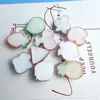 Accesorios de resina de fruta de uva transparente de simulación de dibujos animados pegamento de crema funda de teléfono diy accesorios para el cabello cuerda para el cabello material de belleza