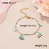 Conjunto de Pulseras de Verano con Conchas, Estrellas de Mar, Tortugas Marinas y Cuentas de Colores para Mujer, Acero Inoxidable Chapado en Oro, Serie Oceánica, Pulseras Apilables