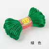 Loja de joias de corda trançada diy feitas à mão Linha 5 pulseira trançada de Jade vermelho feita à mão cordão de pulso material diy
