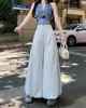 Pantalones Blancos Florales Cortos de Diseño Estilo Francés para Mujer Verano 2026 Nuevos Pantalones Casuales Elegantes de Gama Alta A12330