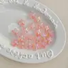 Contas Estrela de Cinco Pontas com Furo Grande Planas Glitter Fino UV Corrente para Celular DIY Acessórios de Cabelo Material Acessórios de Joias Contas Soltas Atacado