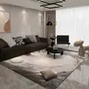 Tapete para Sala de Estar Casa Veludo de Cristal Simples Moderno Cobertor de Mesa de Centro Absorve Água, É Resistente a Manchas e Fácil de Cuidar, Capacho, Capacho de Porta de Entrada
