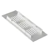 Accesorios de ferretería para muebles de aleación de aluminio rectangular malla transpirable para armario malla transpirable malla metálica malla de ventilación multiusos