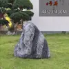 Decoración de Paisajismo Exterior con Piedra Artificial, Escultura de Dragón Azul de Fibra de Vidrio Piedra Yingde, Adorno de Pie, Decoración para Exhibición en Esquina de Ventana