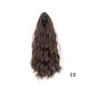 Peluca de cola de caballo femenina con ondulación de agua, pinza de agarre pequeña, cola de caballo alta, cabello corto y rizado, nube caliente, cabello rizado en stock