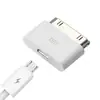 Adaptador micro USB de Android para Apple 4, interfaz de iPad 2, línea de datos 3, línea de carga, adaptador 4S