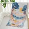 Toalha Grande de Gaze Pura Algodão 34X75 Toalha com Rosto de Desenho Animado Doméstica Macia Absorvente Categoria Casal Adulto Uma Toalha de Banho